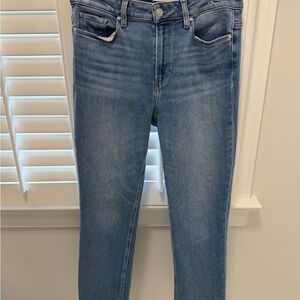 PAIGE Mid-Blue Skinny Jeans